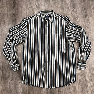 Indigo Palms Denim Co Tommy Bahama Striped Shirt M
